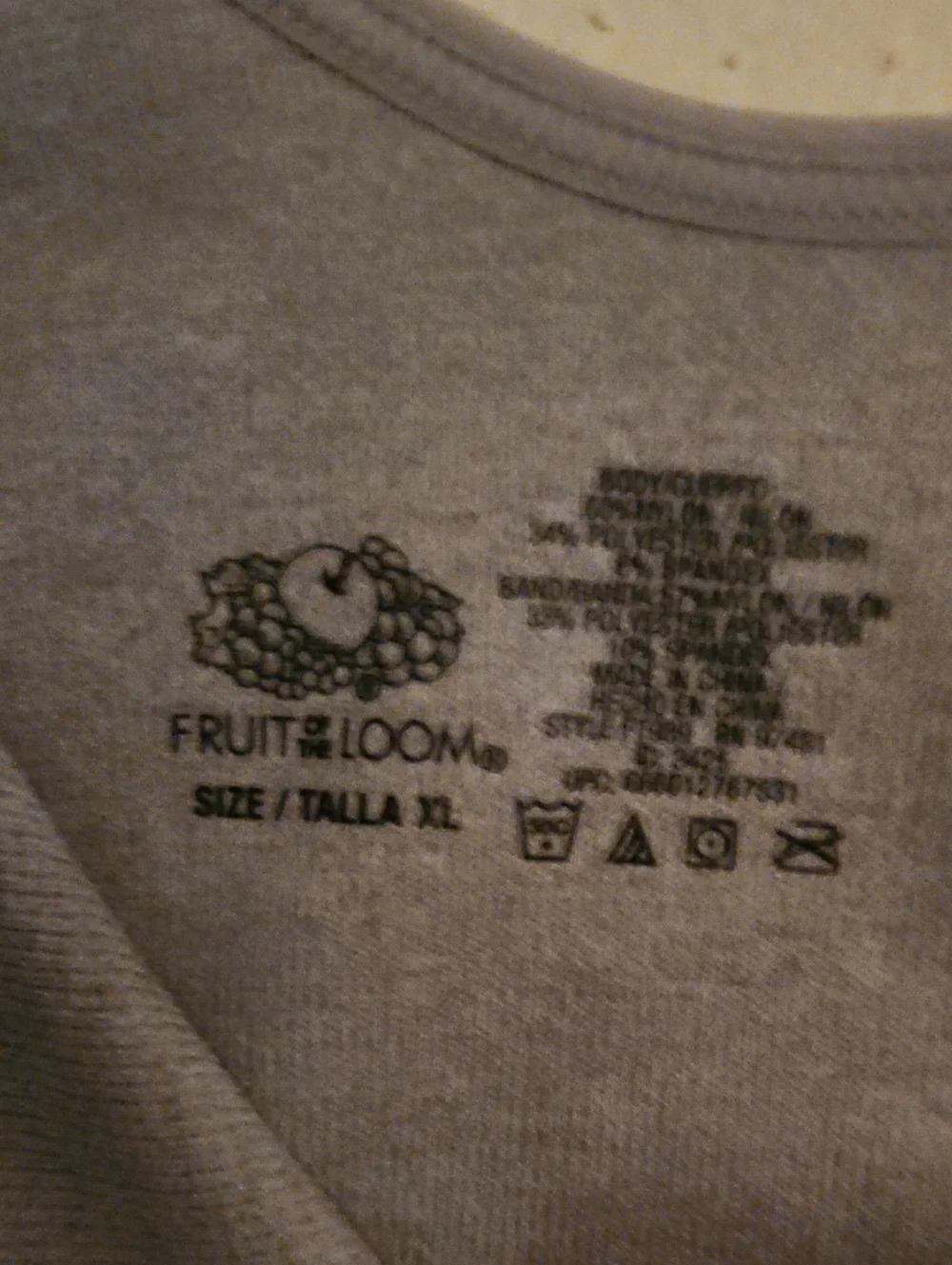 NWOT Fruit Of The Loom Pull On Grey Bra Size XL (Its Thick! Not Thin Cheap One.)